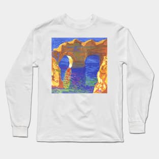 Sandy rocks. Algarve. Long Sleeve T-Shirt